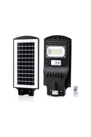 100w 6500k Solar Sensörlü Sokak Lambası Renkli