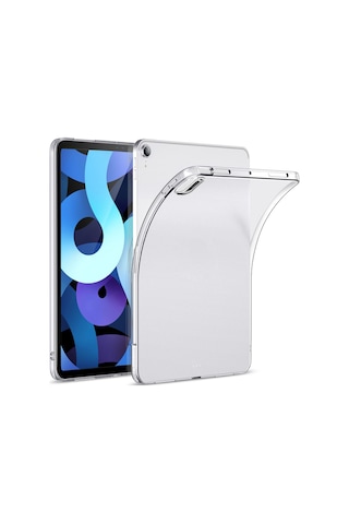 iPad Uyumlu Air 4 2020 10.9" Kılıf Şeffaf Silikon Arka Kapak