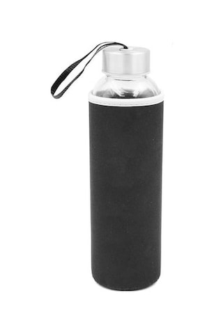 Özel Kılıflı Cam Şişe Matara & Kişiye Özel Defter & Metal Touch Pen Kalem & Fotoğraf Çerçevesi & Siyah Kupa Hediye Seti