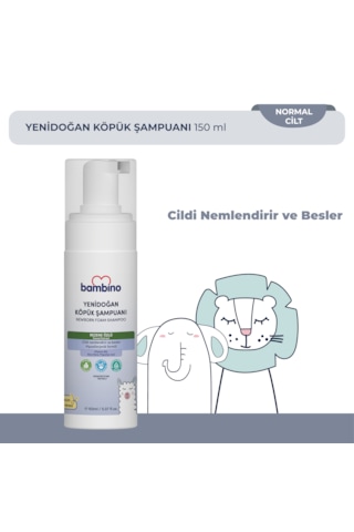 Bambino Yenidoğan Köpük Şampuan 150 Ml