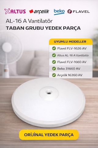 Flv-1660 Av Ayaklı Vantilatör Flavel Taban Grubu Yedek Parça
