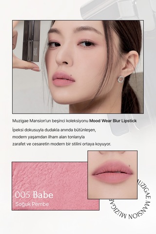 Muzigae Mansion Moodwear Blur Lipstick 005 Babe