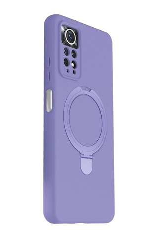 Newface - 243 - Xiaomi Redmi Note 12 Pro 4g Regal Magsafe Standlı Kapak - Spt-gld - - Lila Diğer