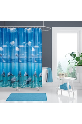 Tropik Zethome Banyo Duş Perdesi 8852 Tek Kanat 1x120x200 Diğer