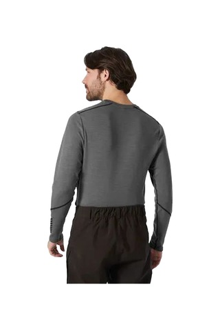 Helly Hansen Helly Hansen Lifa Merino Midweight Crew Erkek Gri İçlik 415