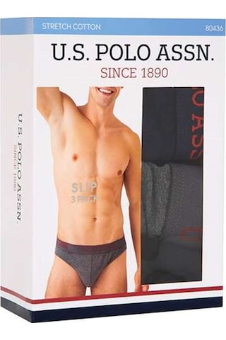 U.S. Polo Assn. U.s Polo Assn. 80436 Erkek 3 Lü Boxer-siyah-antrasitmelanj-lacivert Siyah