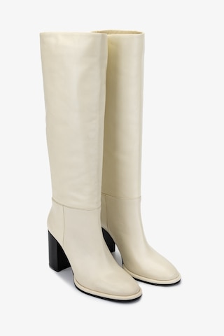 Valmenti Kadın Hakiki Deri Beyaz Casual Çizme 1046 6033 Bn Czm Sk24-25 Beyaz Dr Beyaz
