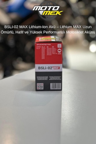 Honda Cbr 500r Cg 125 Titan Cl 250 Cl-x 250 Bslı-02 Max Lithium-ıon Akü Uzun Ömürlü