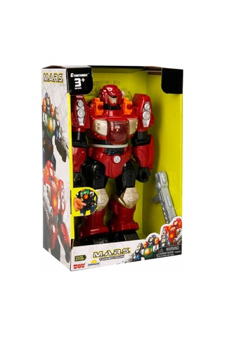 Happy Kid M.a.r.s. Sesli Ve Işıklı Yürüyen Turbotron Robot 30 Cm 06175 Kırmızı