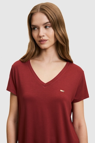U.S. Polo Assn. U.s. Polo Assn. Kadın Vişne Tişört Basic 50323448-vr223