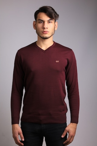 Bearraybon Erkek Triko Kazak Bordo (504887248) Bordo