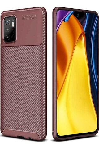 Xiaomi Poco M3 Pro Karbon Görünüm Negro Silikon Kilif 545505759