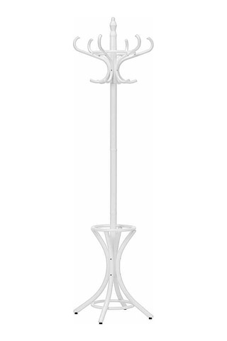 Adoremobilya Handy Mate Dorya Klasik 12Li Ahşap Askılık-Beyaz