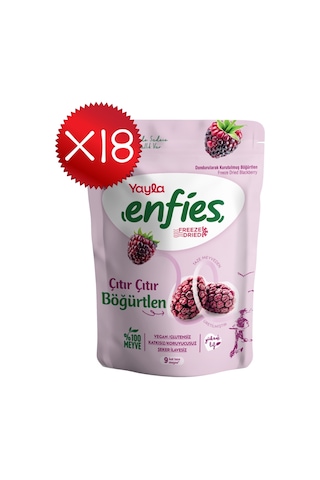 Yayla Enfies Freeze Dried Böğürtlen 15 G X18 270 G