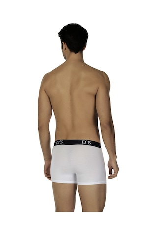 D's Damat Ds Damat Trendy 3'lü Boxer Beyaz Ds0126 R002