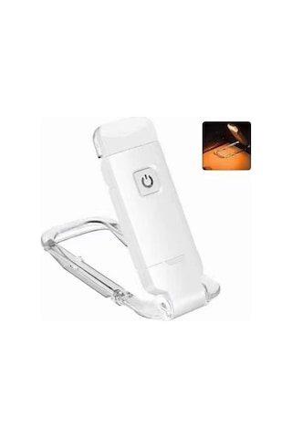 Vkemall Beyaz Usb Klasörlü Okuma Lambası - Katlanabilir, Taşınabilir, Öğrencilik İçin Gece Okuma Işığı Diğer