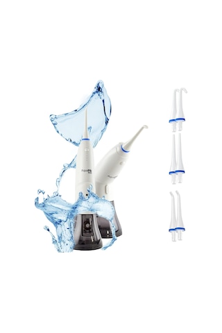 Aquapik 500 Şarjlı Taşınabilir Ağız Duşu - Kablosuz Diş Temizleme Cihazı Ve Ağız Hijyen Seti