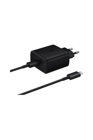 Samsung Uyumlu Travel Hızlı Şarj Seti 45W Şarj Adaptörü+Type -C Kablo