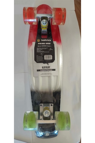 Hattrıck Ht80 Sılıkon Teker Işıklı Kaykay Çok Renkli
