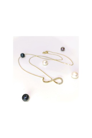 Altın Ürünler Sonsuzluk Kolye 14 Ayar