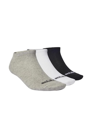 Adidas T Lın Low 3p Çorap Mgreyh/whıte/black