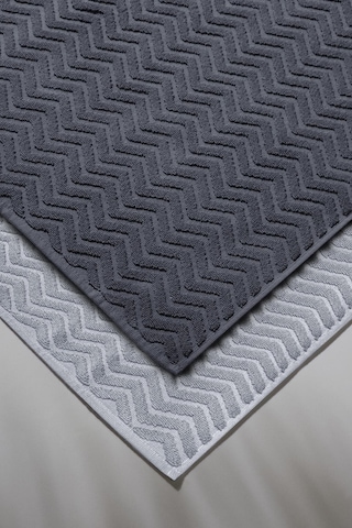 Taffeta X Bathmat Space - Ekstra Yumusak, Modern %100 Pamuk 50X75 Gri