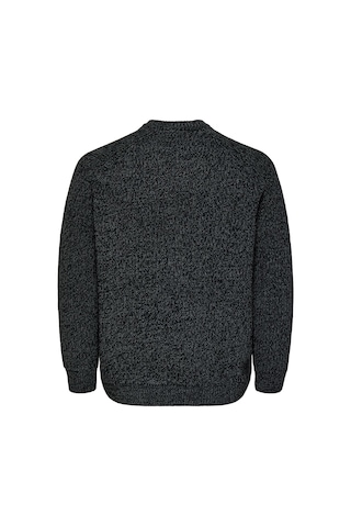 Only & Sons Onsjoın Rlx Ls Raglan Knıt Erkek Siyah Kazak - 22034670