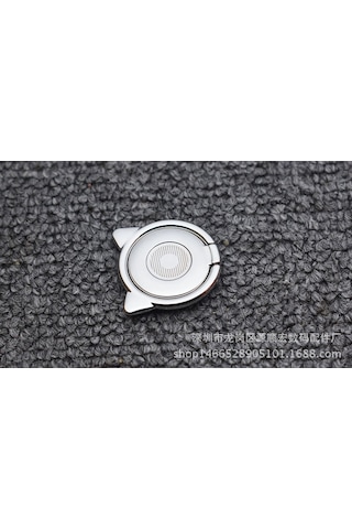 Symbee Gümüş Metal Kedi Kulaklı Çubuk Tutucu Telefon Tutucu 360 Döner Kartoon Arka Yapışkan Ev Kullanıma Uygun Kolay Kullanım