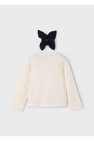 Mayoral Kız Çocuk Toka Ve Sweatshirt Set Bej