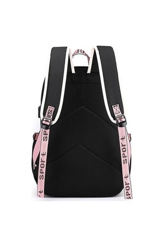 Eğlence Sırt Çantası Seyahat Çantası Öğrenci Okul Çantası Tqk4s4 Pembe