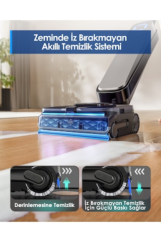 Tineco Floor One S9 Scientist 22000 Pa Şarjlı Süpürge