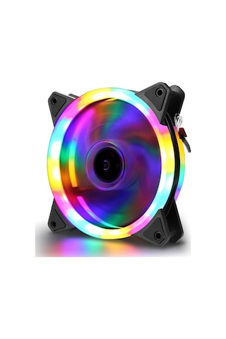 Concord C 892 Rgb Gökkuşağı Renkli 12Cm Soğutucu Pc Kasa Fanı