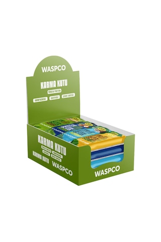 Waspco Yüksek Protein Bar Karma Kutu 50 G 5 Çeşit Toplam 15 Adet