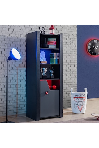 Gamer Oyuncu Ledli Kitaplık
