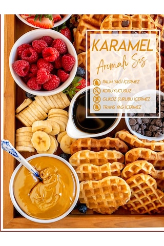 Karamel Sos - Waffle & Pankek & Tatlı & Dondurma Sos - 300gr