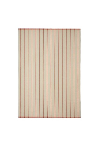 Ikea Rıdstıg Büyük Halı, Kırık Beyaz-kırmızı, 170x240 Cm, Dikdörtgen