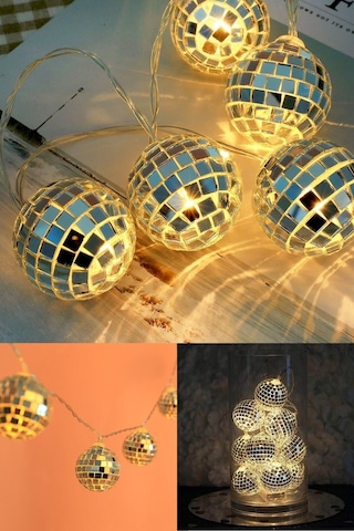 Jasper Mini Disko Topu Dekoratif Süsleme Led 2 Metre 0 - 99
