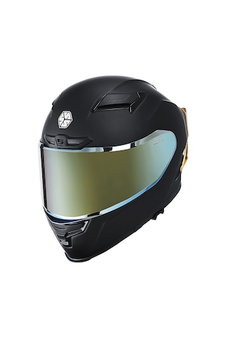 Scoyco FF-871 Full Face Güneş Vizörlü Yaksha Motor Kaskı Siyah