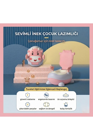 Tuvalet Eğitici Lazımlık - Pembe
