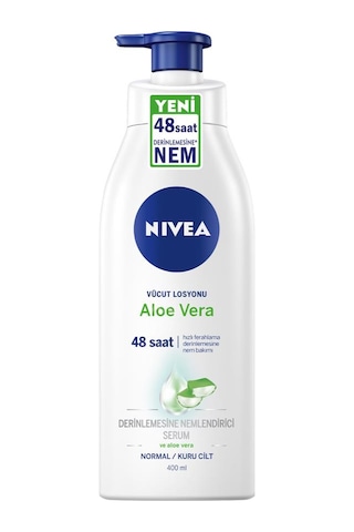 Nivea Aloe Vera Vücut Losyonu 400 ML + Dudak Bakım Kremi 4.8 G + Fresh Natural Sprey Deodorant 75 ML