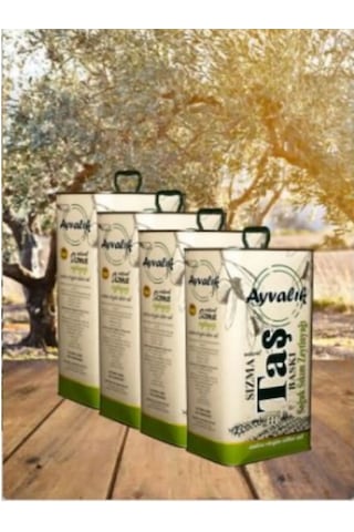 Ayvalık Natürel Soğuk Sıkım Sızma 4 5l Zeytinyağı