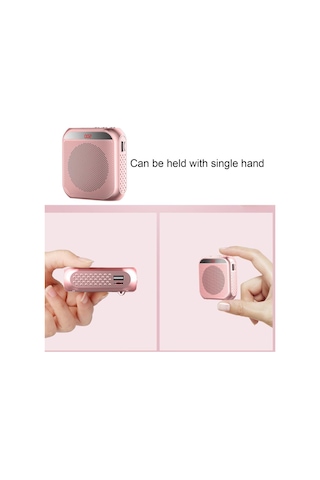 8w Ses Amplifikatörü Megafon Taşınabilir 2200ma Şarj Edilebilir Ses Hoparlörü Öğretmenler Tur Rehberi İçin Mikrofonlu Hoparlör