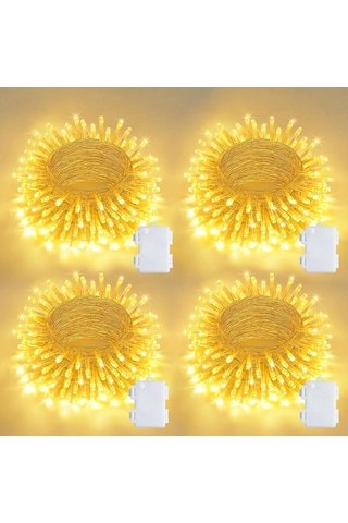 10 Metre 80 Ledli Led Işık Günışığı Dekor Lambası Yılbaşı Ağacı Organizasyon Özel Gün Doğum Günü Parti 4