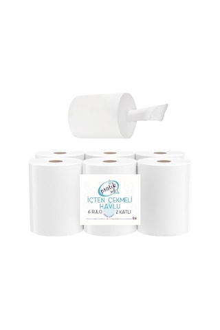 Pratiksoft İçten Çekmeli Kağıt Havlu 6'lı 5 Paket
