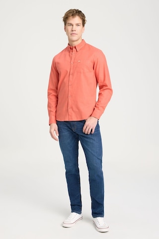 Wrangler Normal Kesim Turuncu Erkek Gömlek - W5my205279 001