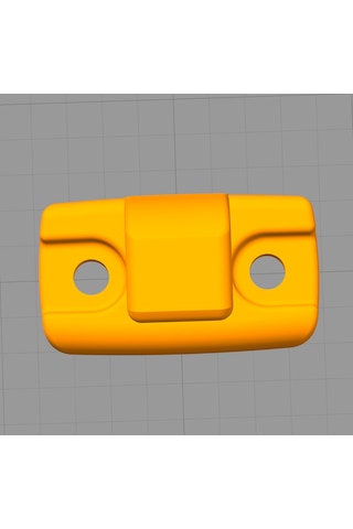 Volvo 240 Güneşlik Gölgelik Tutucu Klips - 3d