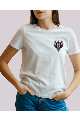 Butter Together Baskılı Tasarım T-shirt Beyaz
