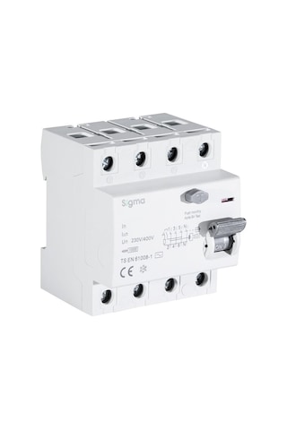 Sigma Shm4040030 4x40a 30ma Kaçak Akım Koruma Rölesi 6ka Sigma Shm4040030 4x40a 30ma Kaçak Akım Koruma Rölesi 6ka