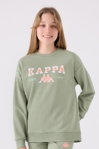 Kappa Kız Çocuk Haki Sweatshirt Haki