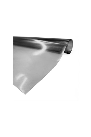 2,0 Mm Siyah Buzlu Şeffaf Pvc Kalın Koruyucu Masa Örtüsü Siyah